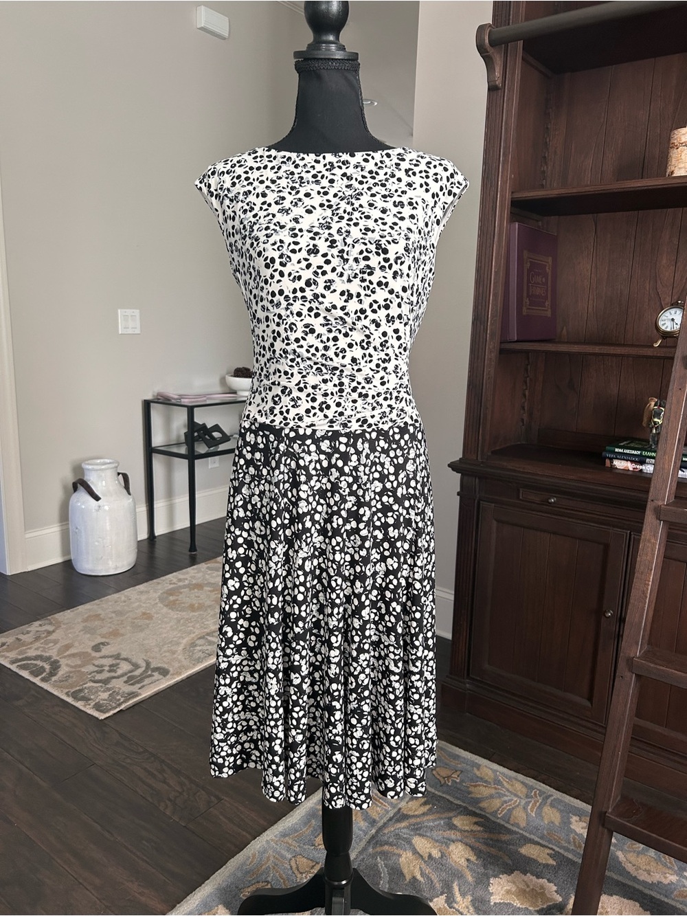 Lauren Ralph Lauren mixed print dress